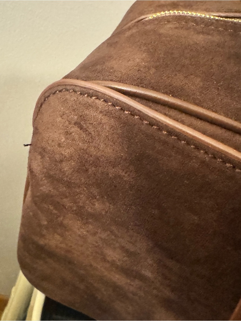 Gorgeous Brown faux Suede shoulder Bag-NWT - Picture 11 of 13